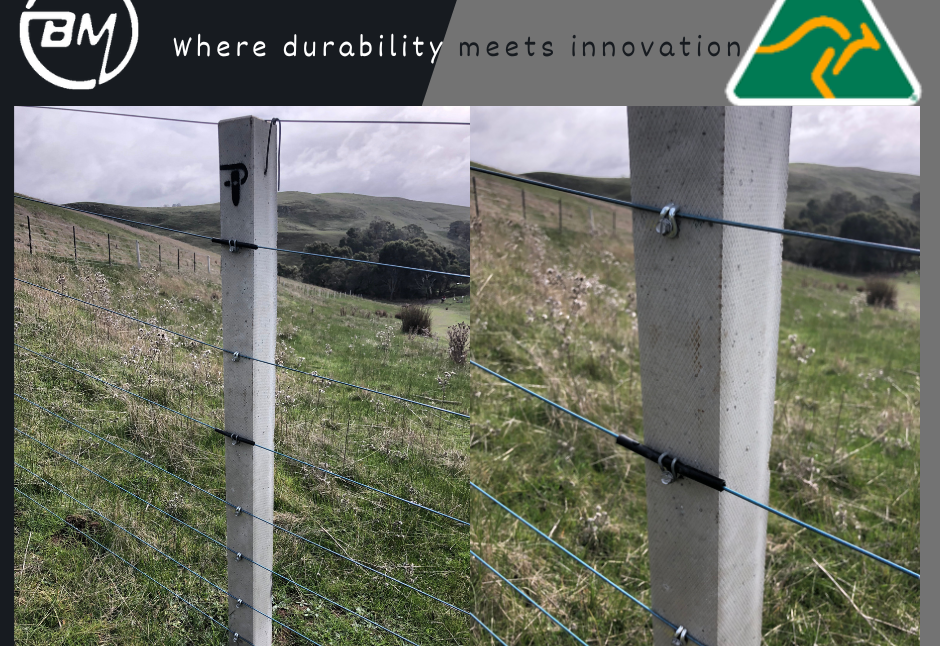 BlackBar™ - GFRP rebar for agriculture fence posts.